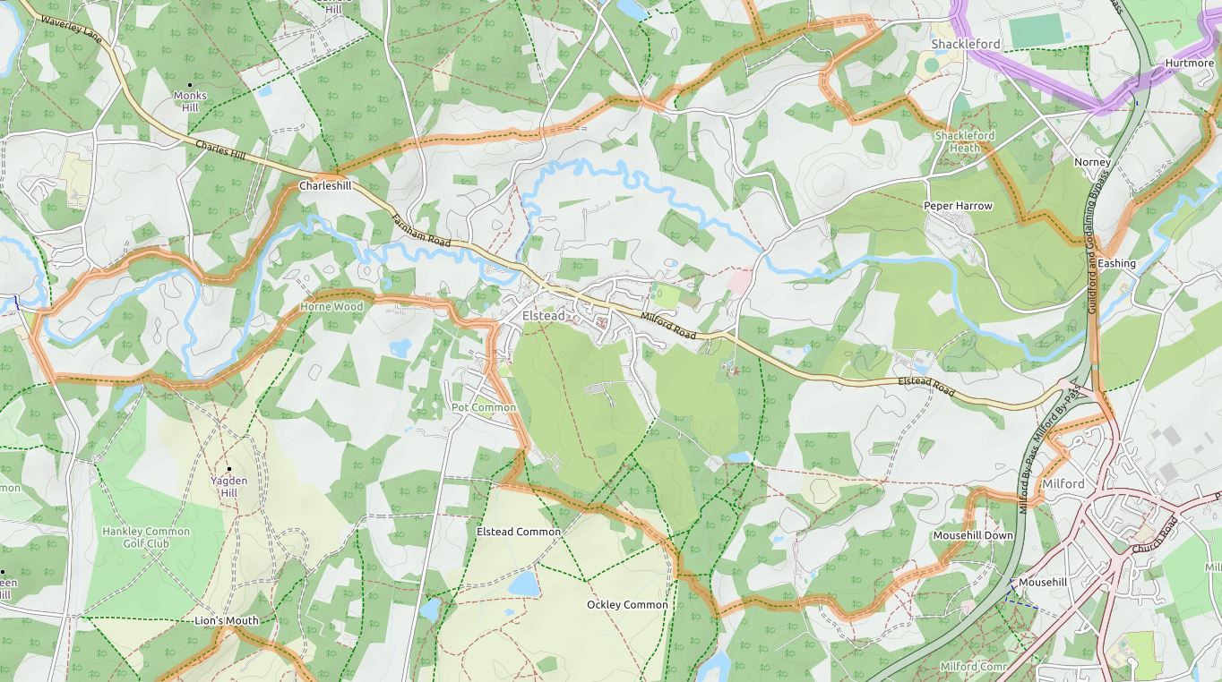 Cycling Elstead Village