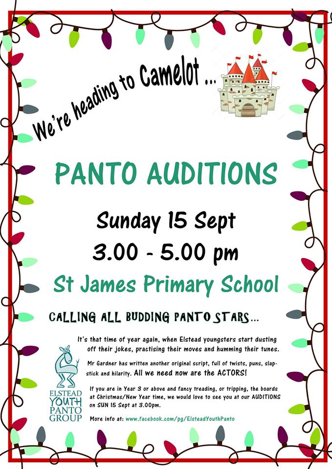 panto auditions