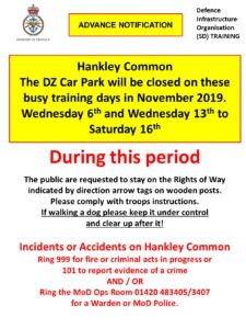 Read more about the article Hankley Common Car Park November Closure Dates